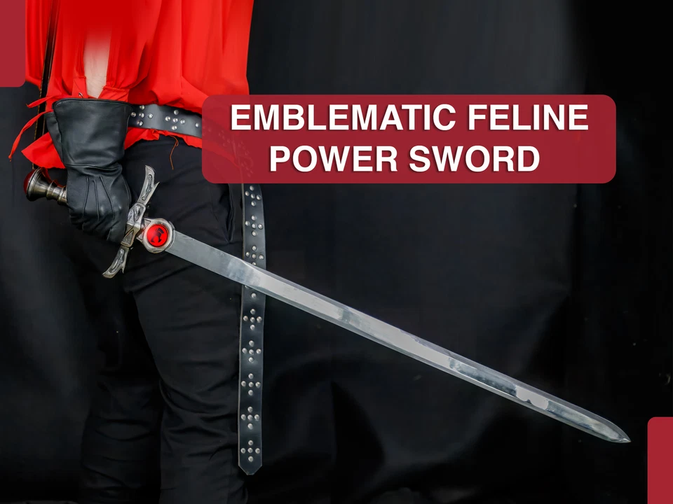 Tiger-cat Thunderbolt Mystic Sword, Eye of Thundera/Tygra Sword of Omens Anime - Image 2 of 4