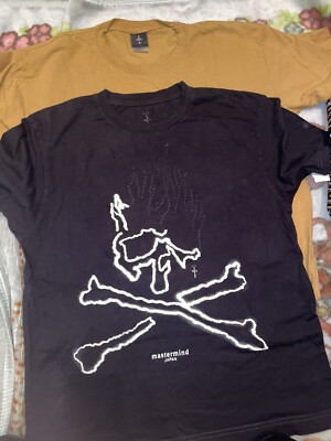 Travis Scott Mastermind Japan Tee Cactus Jack Air Jordan Max 1 Size L 2 Shirts