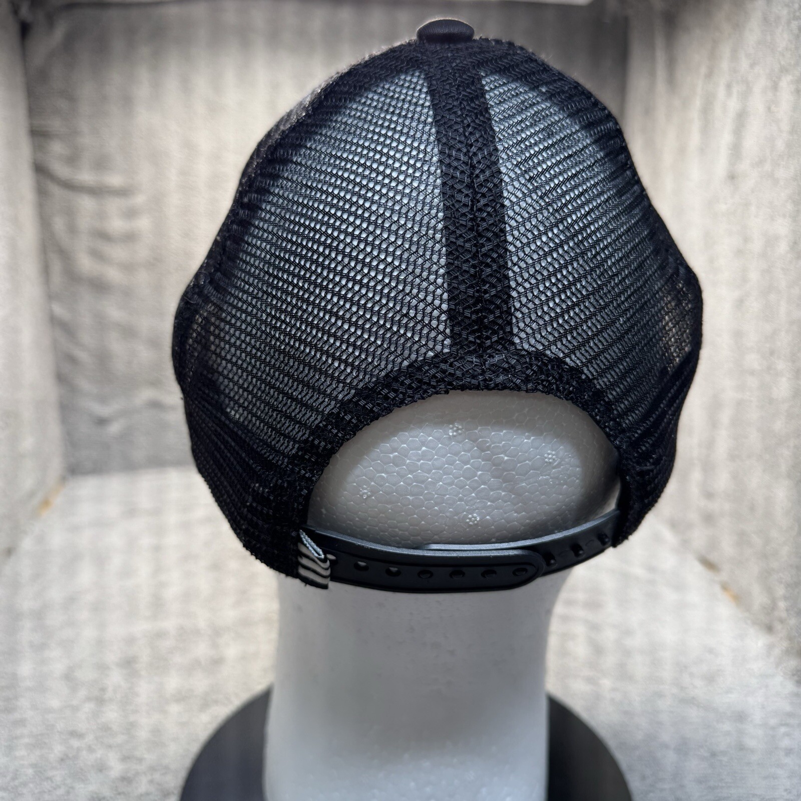 Adidas Hat White Patch Adjustable Mesh Trucker Sn… - image 3