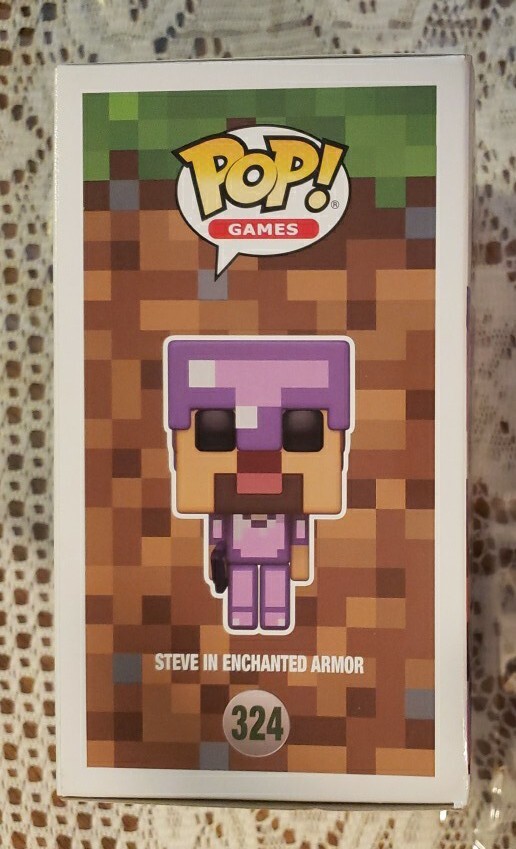 Funko Pop Minecraft Steve in Enchanted Armor #324 ToysRus