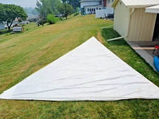 Good used  Geno Jib sail 29'6" Luff,18'5" Foot, 30' Leech, - 26' Pearson #3