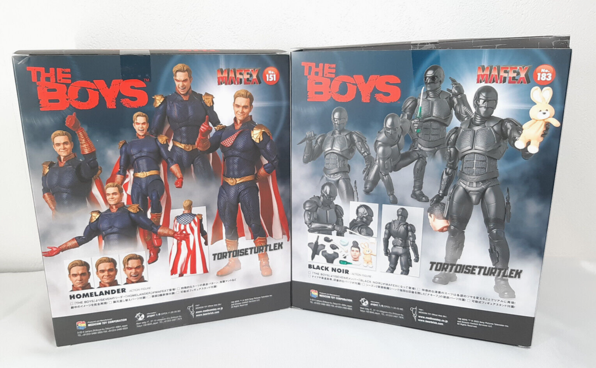 MAFEX No.151 HOMELANDER MAFEX 183 BLACK NOIR THE BOYS Set of 2