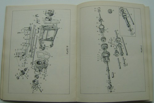 Jaguar 3½ Litre & Jaguar 100 Models 1938-1947 original Spare Parts Catalogue J3 - 第 2/2 張圖片