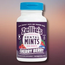 |100% Xylitol Sugar Free Cherry Berry Breath Mints | Non-GMO, Low-Ca...