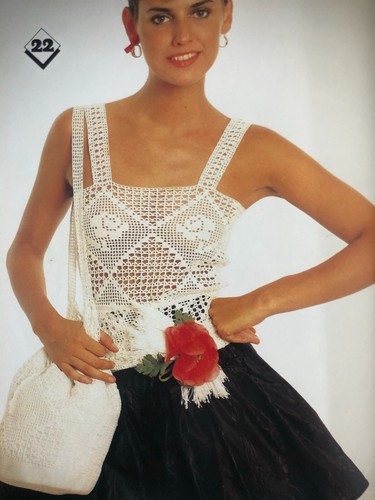 Magic Crochet Patterns Magazine Number 30 April 1984 Doilies Tablecloths +++ - Picture 14 of 16