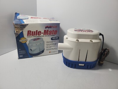 Rule-Mate RM2000 GPH Fully Automatic Bilge Pump 7570 LPH NOS