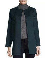 Max Mara Coat In Turquoise Us8, Uk10