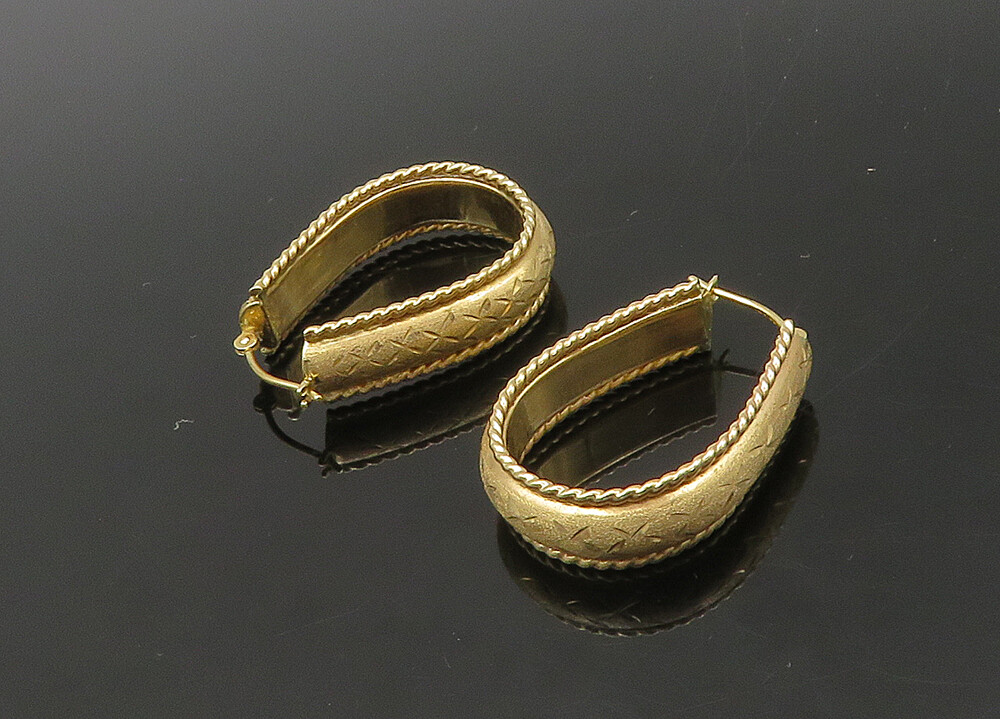 【YOURNUS】Gage Stone Half Sleeve Amazon.com: Semi-Polished 14k Yellow Gold 20.5mm Hoop