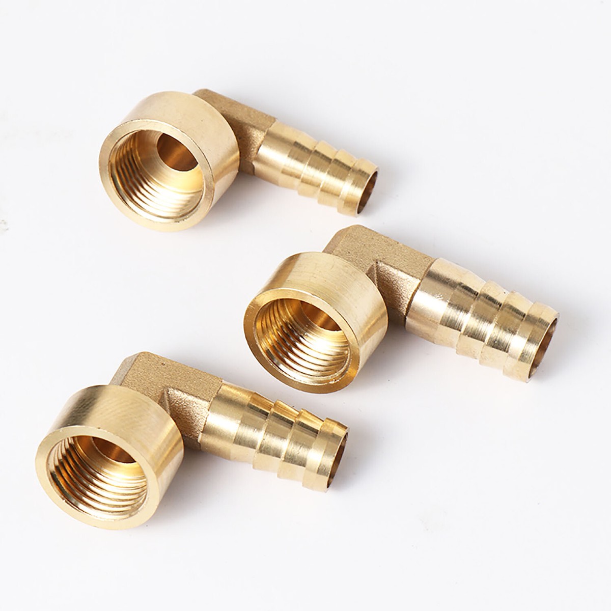 Schlauchtülle Messing mit Innengewinde 90°Winkel Schlauchverbinder 