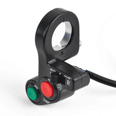 7/8'' Motorcycle Handlebar Switch Engine Electric Start Horn Light Push ButtonCR