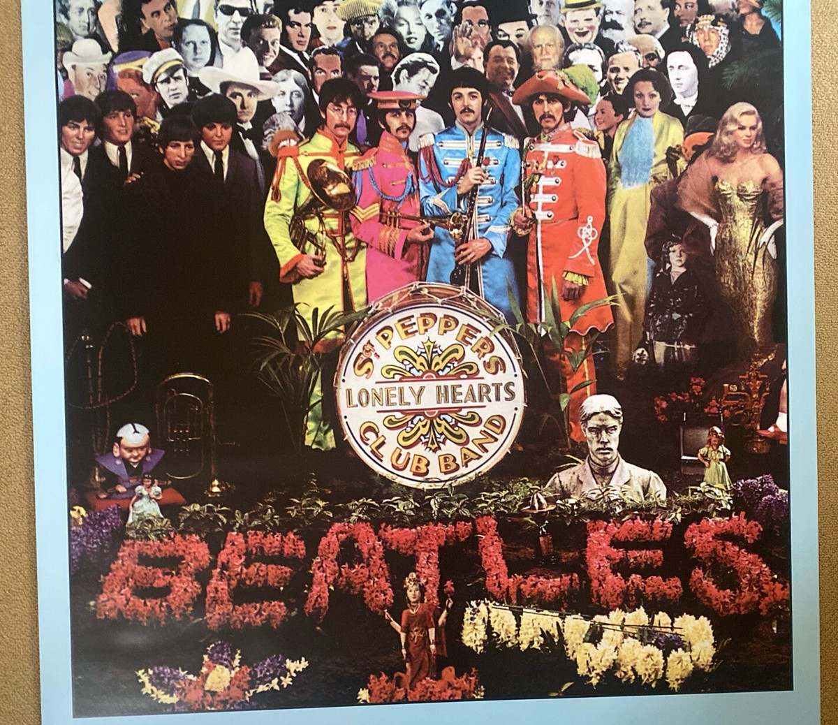 Vintage Poster The Beatles Sgt. Peppers Lonely Hearts Club