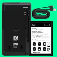 3in1 Kit 1600mAh Standard Battery Travel Charger Cable for Nokia 6300 4G TA-1324