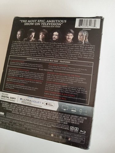 Game of Thrones The Complete Fourth Season Blu Ray with Mini Funko SEALED - Picture 4 of 4