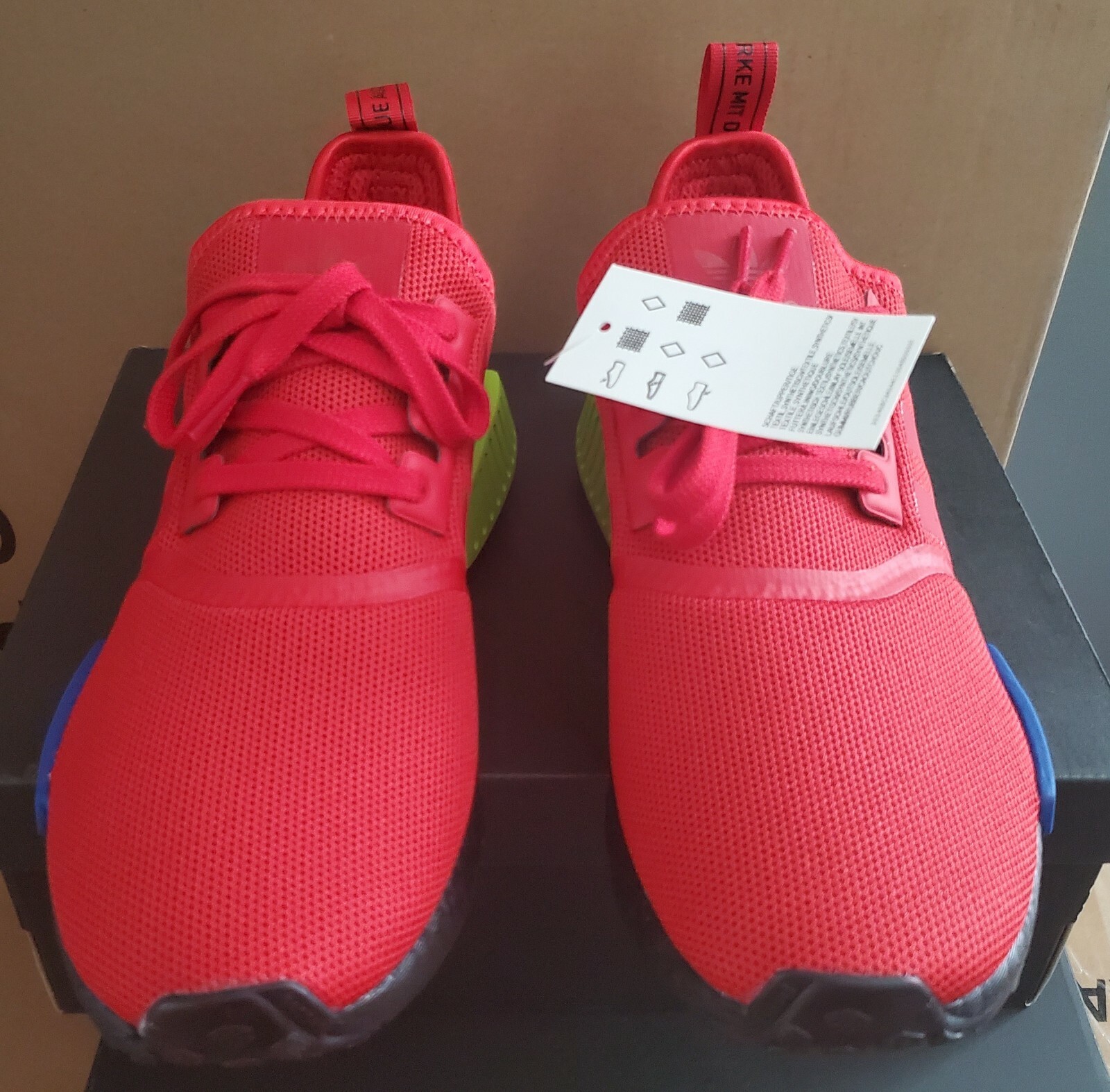 Size 12 - adidas NMD R1 Red Multi-Color 