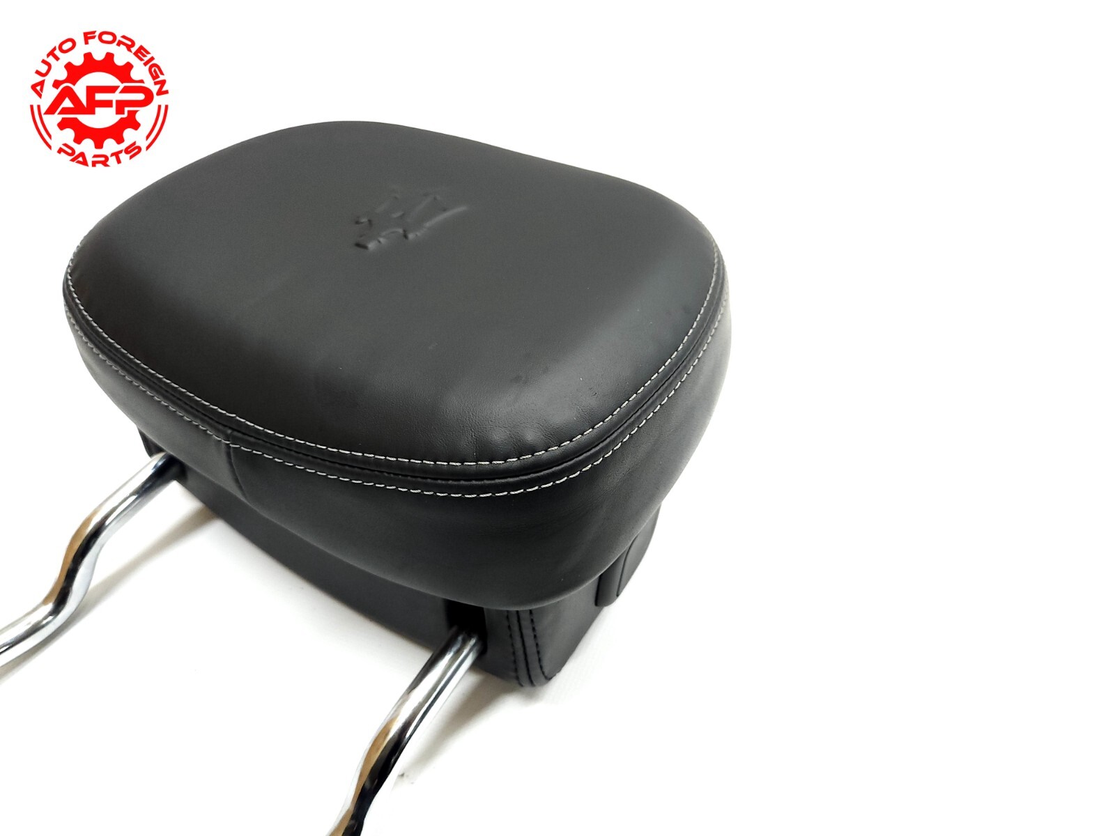⭐ 14-21 Maserati Quattroporte Front Seat Headrest Restraint Leather Black Oem