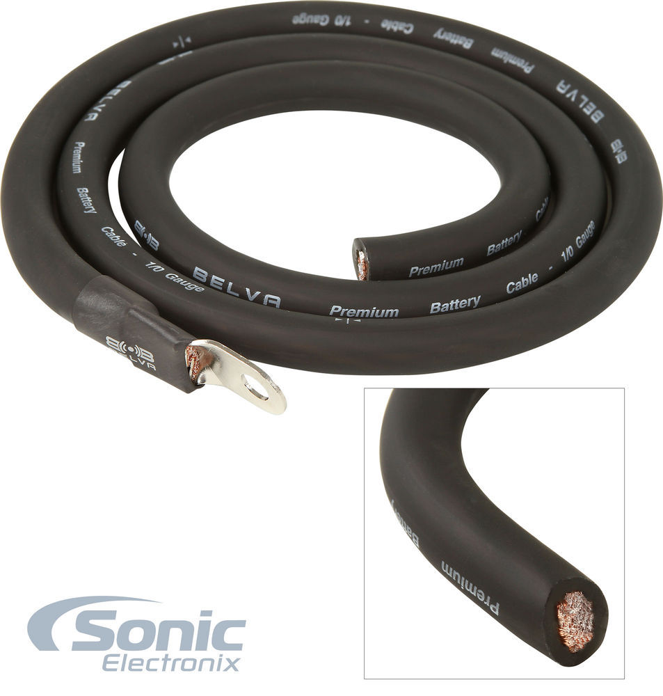 Belva BBG3KT 1/0 Gauge AWG 250 Amp Big 3 Alternator Cable Upgrade Wire Kit eBay