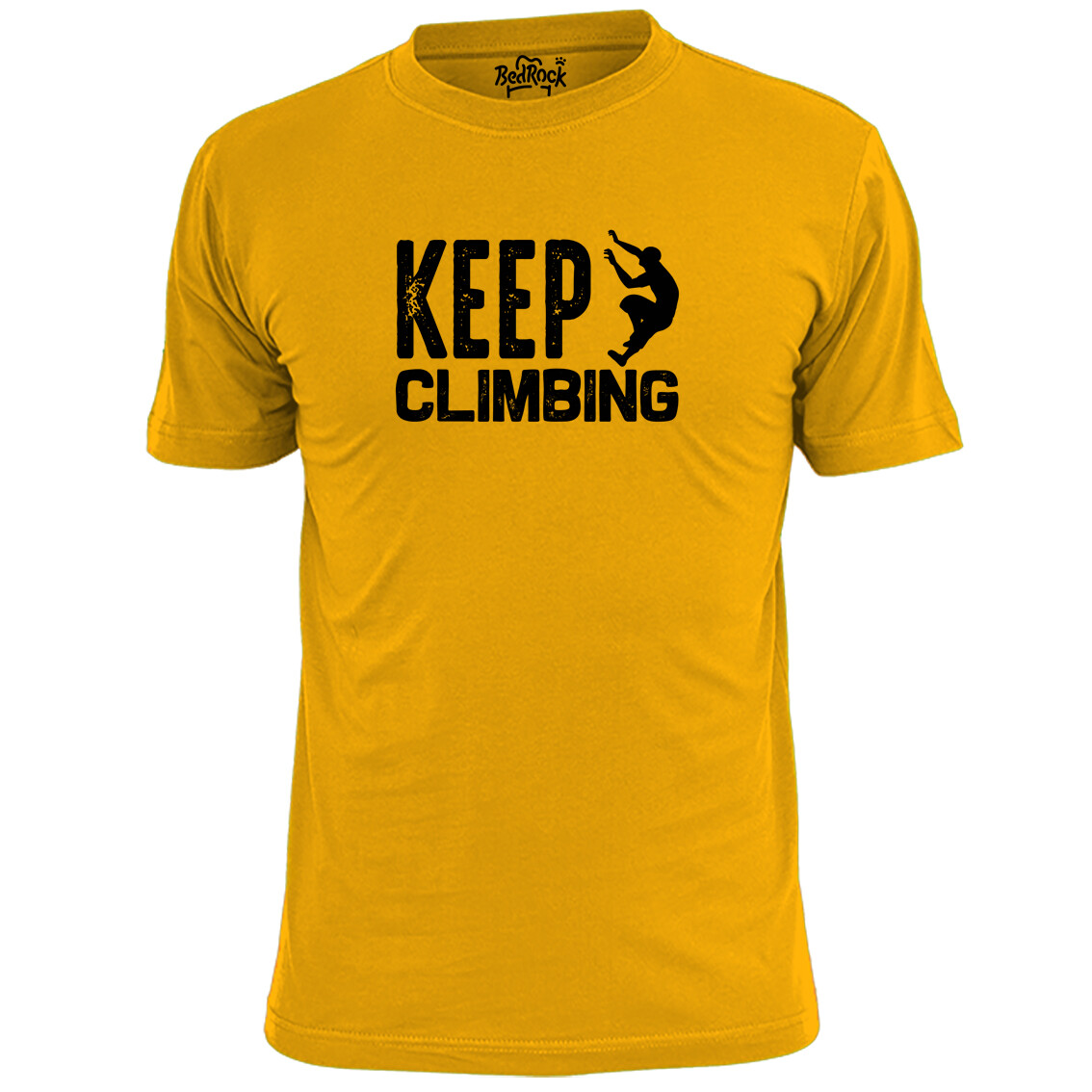 Camiseta para hombre Keep Climbing montañismo al aire libre