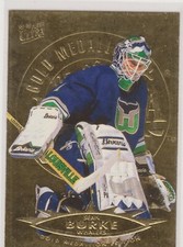 1995-96 Fleer Ultra Sean Burke Gold Medallion Card #65 Rare Parallel Insert