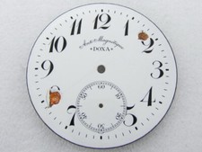 DOXA Antique Swiss Pocket Watch Original White Porcelain Dial 58mm Watch-face