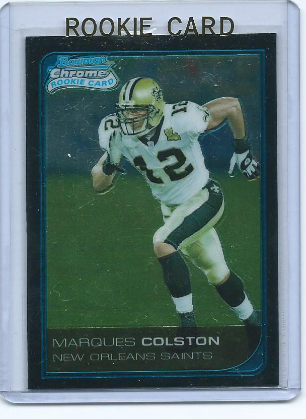 Marques Colston 2006 06 Bowman Chrome Rookie Card #29