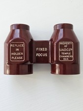 Vintage 1930s/40s Bakelite Fixed Focus Theatre Opera Binoculars Temple Chambers