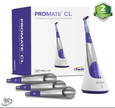 Dental ProMate™ CL Cordless Hygiene Handpiece Foot Pedal + AC Adapter Wireless