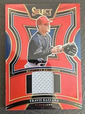 2025 Panini Select -  Swatches Travis Bazzana #SS-TB Red Prizm /99 (MEM, RC)