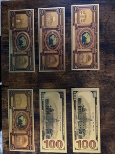 24 Karat Gold Foil Note