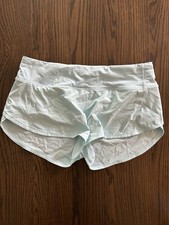 Lululemon Speed Up Shorts Blue Lined 2.5 inseam Women s 6