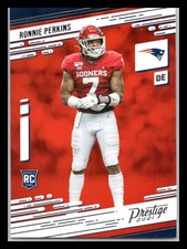 2021 Panini Prestige #254 Ronnie Perkins Rookie New England Patriots