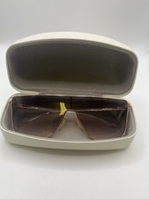 Michael Kors MK1136 Monterey Shield Sunglasses Rose Gold Brown Gradient W/ Case