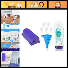 Refillable 775ML Mop Bottle & 2000mAh Rechargeable Battery Pack for Swiffer Powe