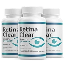 3-Pack Retina Clear Capsules, RetinaClear Supports Eye Health - 180 Capsules