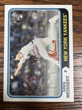 2023 Topps Heritage #ROA-GW Greg Weissert Real One Autographs Red Ink #/74