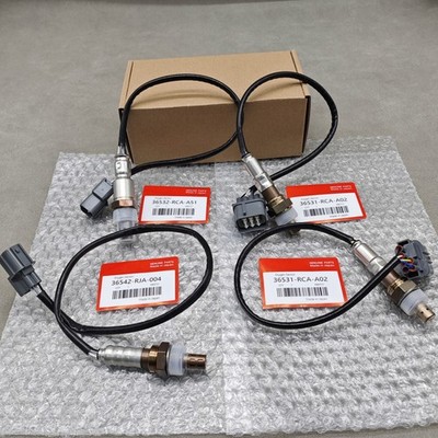 4PCS Oxygen Sensor For Honda Accord Odyssey Pilot Ridgeline Acura MDX 3.5L
