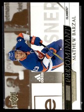 2020-21 Upper Deck Predominant Gold Mathew Barzal New York Islanders #PR-35