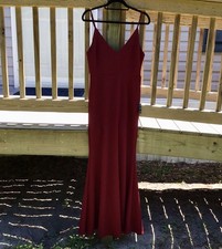 NWT Lulus Lined Burgundy Maxi Dress Size L