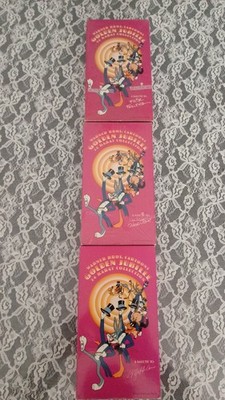 Warner Bros Cartoons Golden Jubilee 24 Karat Collection Salute to 3 VHS Lot RARE