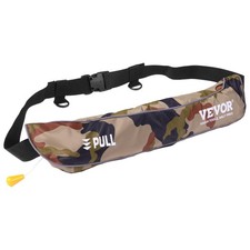 105N Manual Inflatable Waist Belt PFD, 400D Oxford, 22.5-59in, 80-330lb, Green