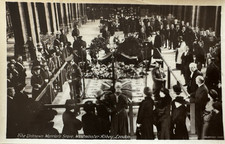 Westminster Abbey Das Grab der unbekannten Krieger, s/w Foto Vintage Postkarte London