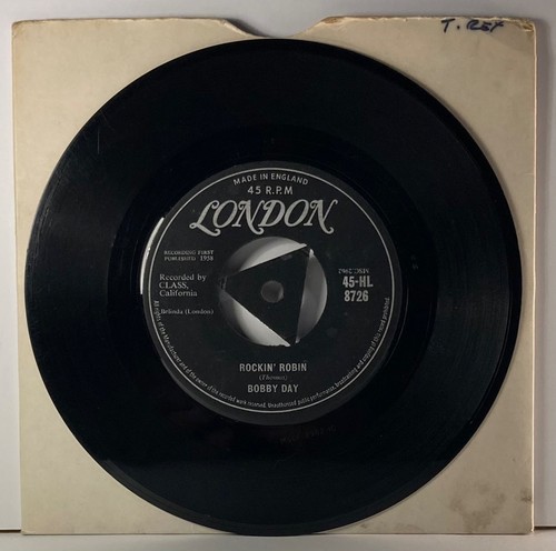 Bobby Day Rockin Robin Over And Over London TRI 45 1958