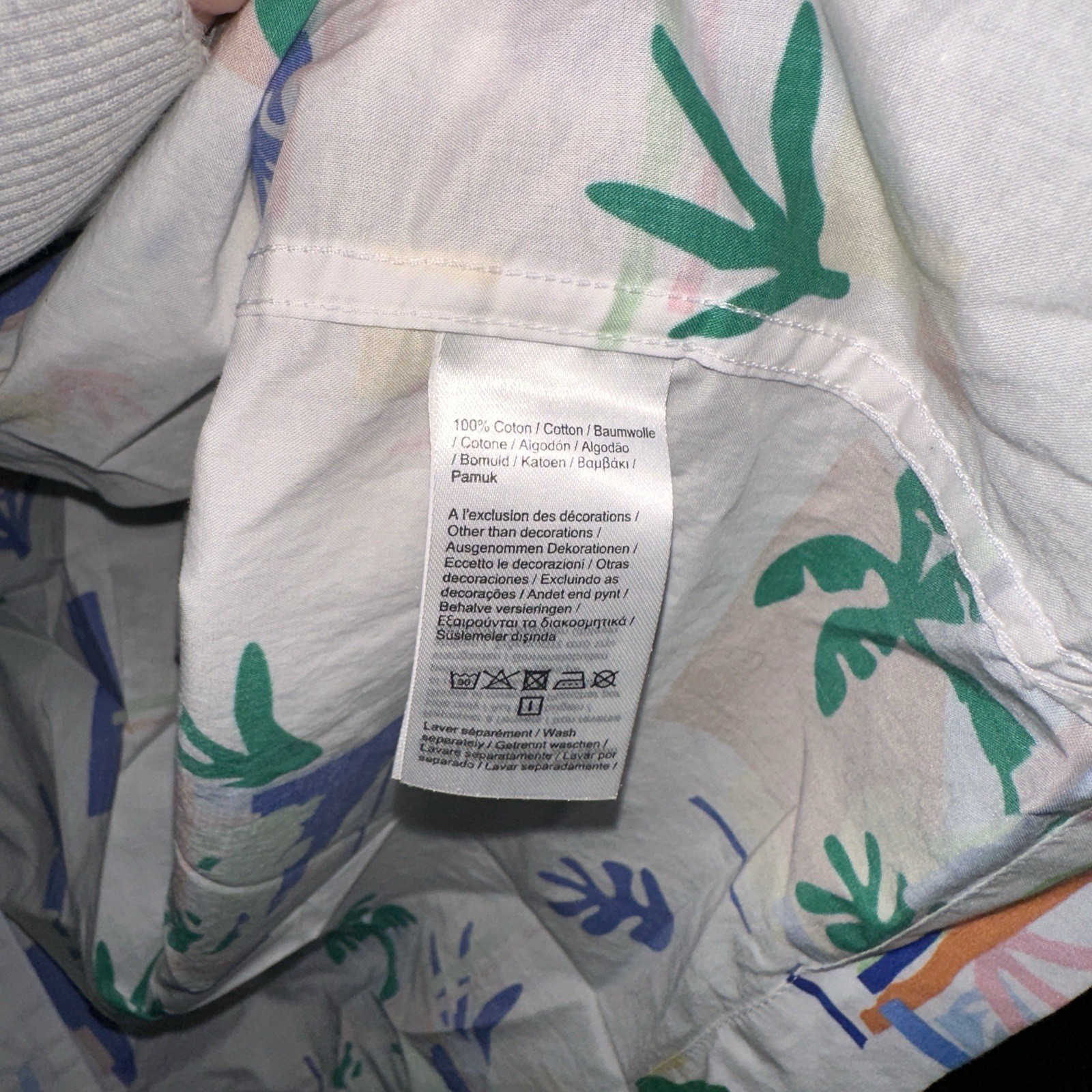 Lacoste Mens Short Sleeve All Over Summer Print Button Down Woven Shirt XL NWT thumbnail 6