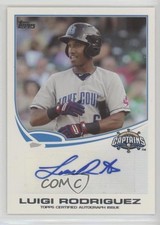 2013 Topps Pro Debut Auto Luigi Rodriguez #PDA-LR Auto 1k5