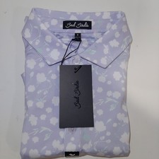 Bad Birdie Men's Size S Baby Lush Golf Purple Polo Shirt MSRP 78