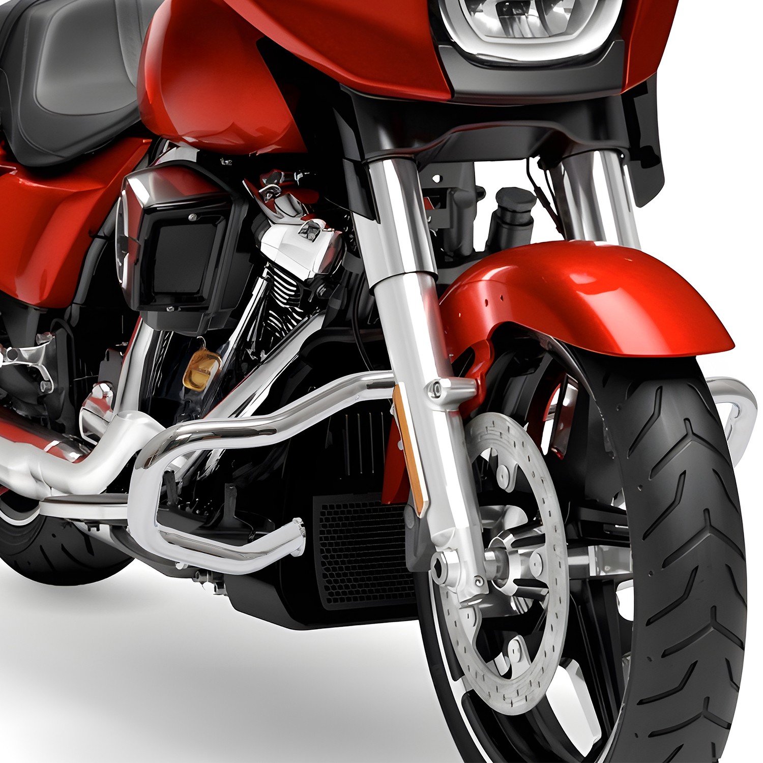 Chop Engine Guard Highway Crash Bar For Harley Touring Electra Street Glide 14+