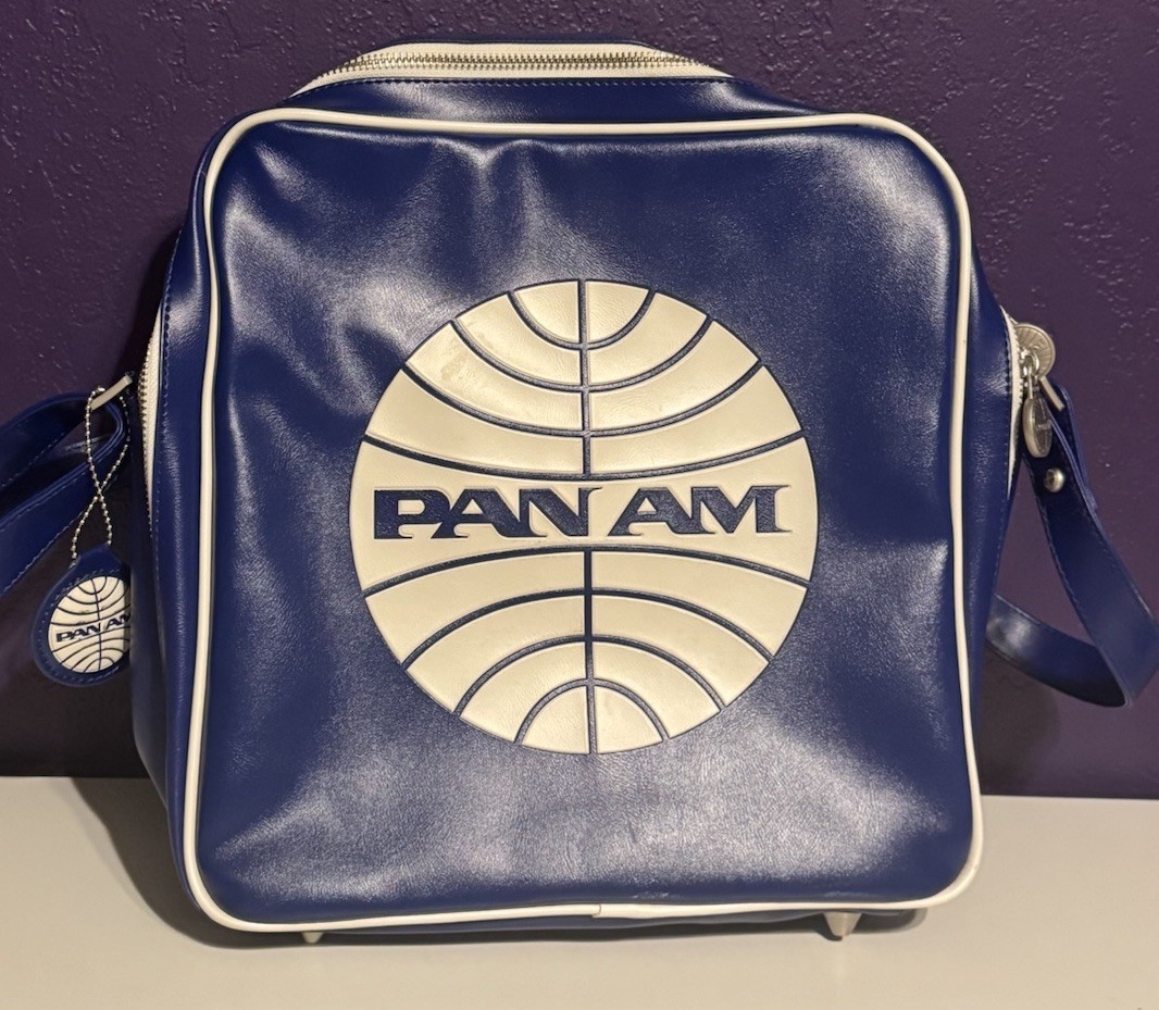 Stewardess Pan Am Purse PAN AM Stewardess Flight Bag Luggage Carry