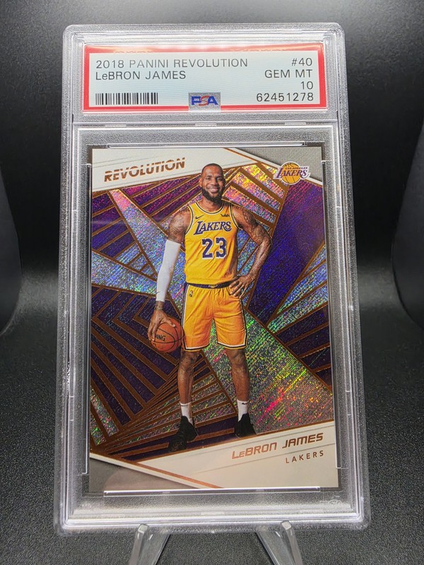 2018-19 Panini Revolution LeBron James #40 PSA 10