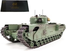 Tongde 1/16 RC Tank Churchill Mk.VII RC Infrarossi Battle Toys Barrel Recoil UK