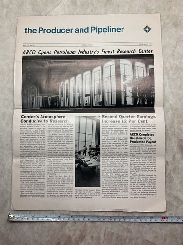 1967 ARCO Atlantic Richfield Co Employee Newsletter, July-August 1967 (12 pages)