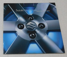 depliant pubblicitario Suzuki Model Line 2004